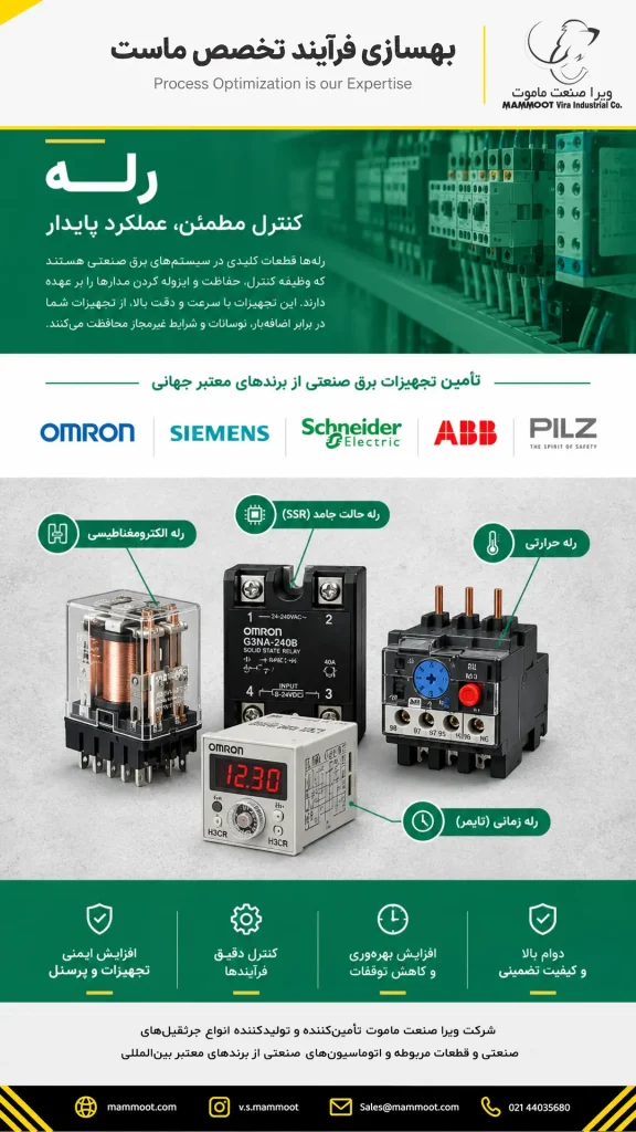 رله صنعتی ویرا صنعت ماموت